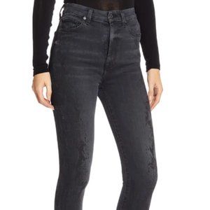 7 FOR ALL MANKIND Aubrey High Waist Ankle Skinny Jeans